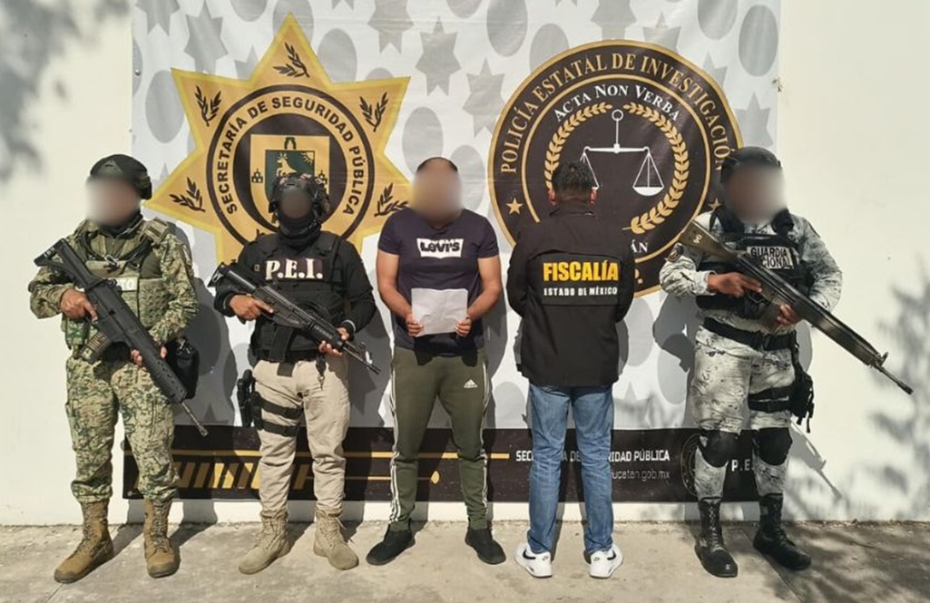 Detiene en Yucatán a un carpintero acusado de matar a una mujer en México