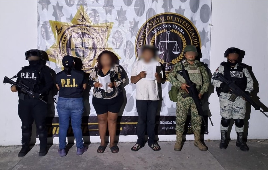 Detienen a una pareja por intentar matar a una persona en pandilla en San José Tecoh