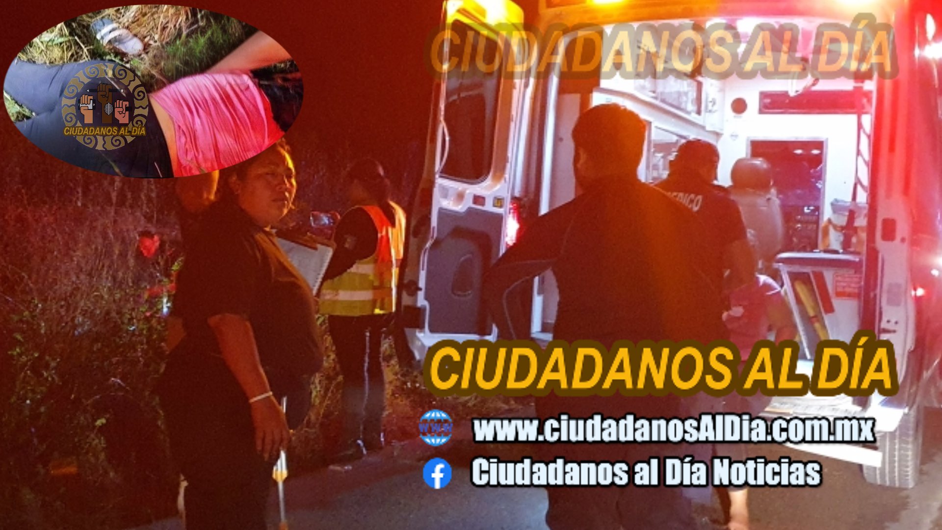 Dos mujeres derrapan y lesionan en la vía Dzilam González–Temax