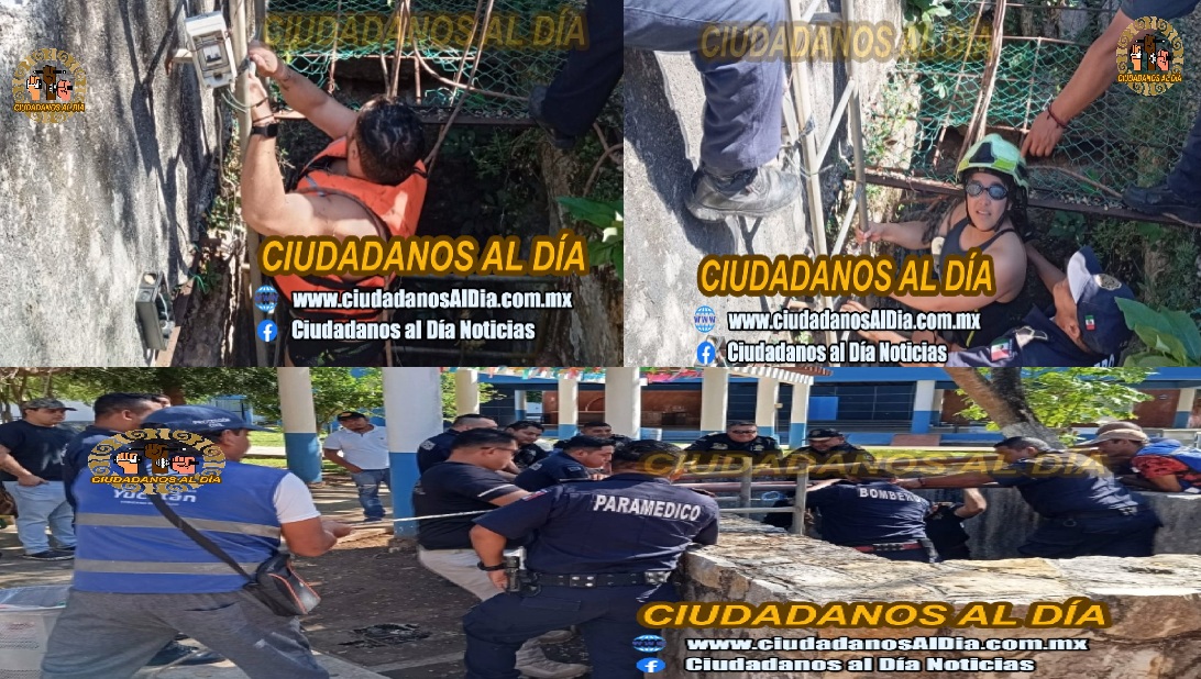 Una pareja de chilangos se salvó de morir ahogados en el cenote Sambulá de Motul