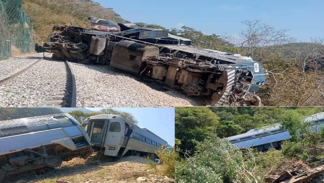 Se descarrila el Tren Interoceánico en Oaxaca: Hay más 20 pasajeros heridos