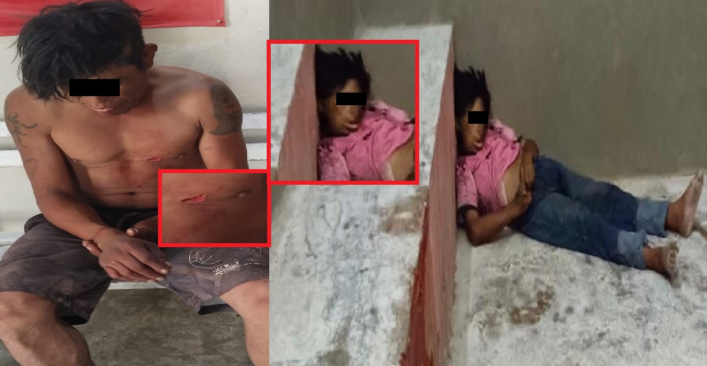 Un hombre lo detiene la policía y muere en la cárcel de Temax y otro lo apuñalan en Dzilam de Bravo