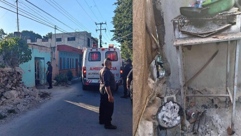 Una familia se intoxica en Ticul: Prendió carbón para mitigar el frio y calentar su casa