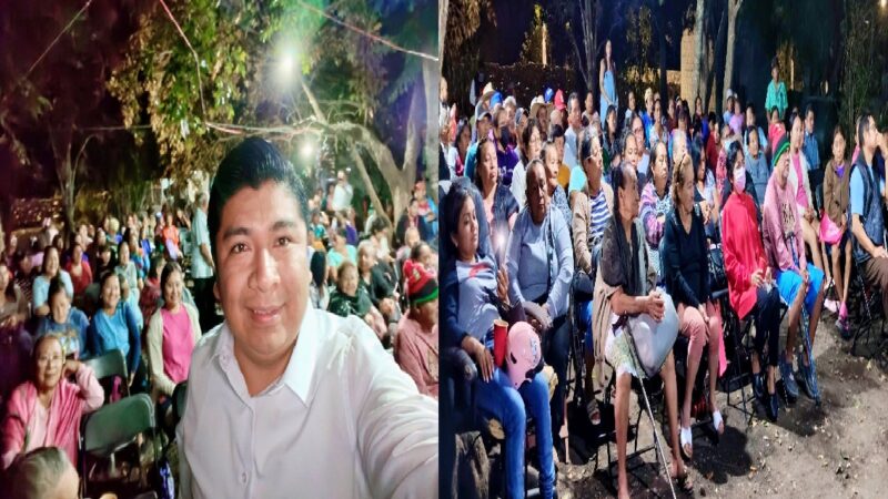 Con un kilo de carne alcalde de Yobaín engaña a cansahcabeños para que asistan a una reunión: quiere ser diputado de Morena