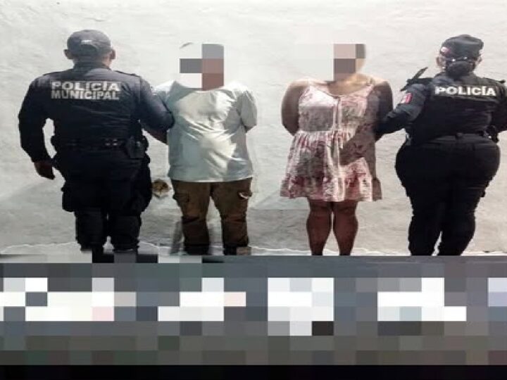 Un par de ratas los detienen robando en un Bodega Aurrera en Progreso