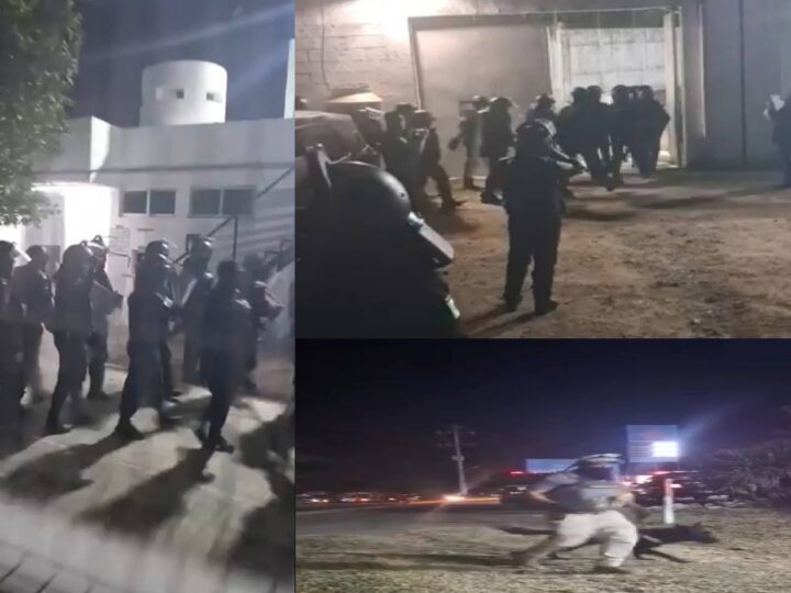 Autoridades federales y estatales hacen un mega operativo en el Penal De Ebtún