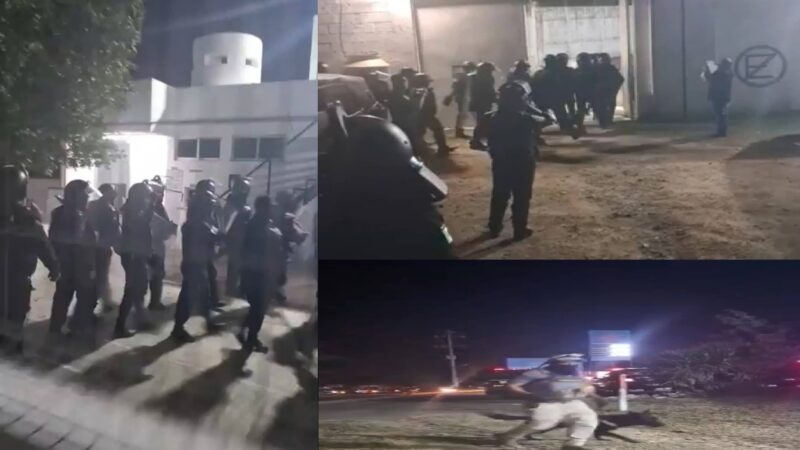 Autoridades federales y estatales hacen un mega operativo en el Penal De Ebtún