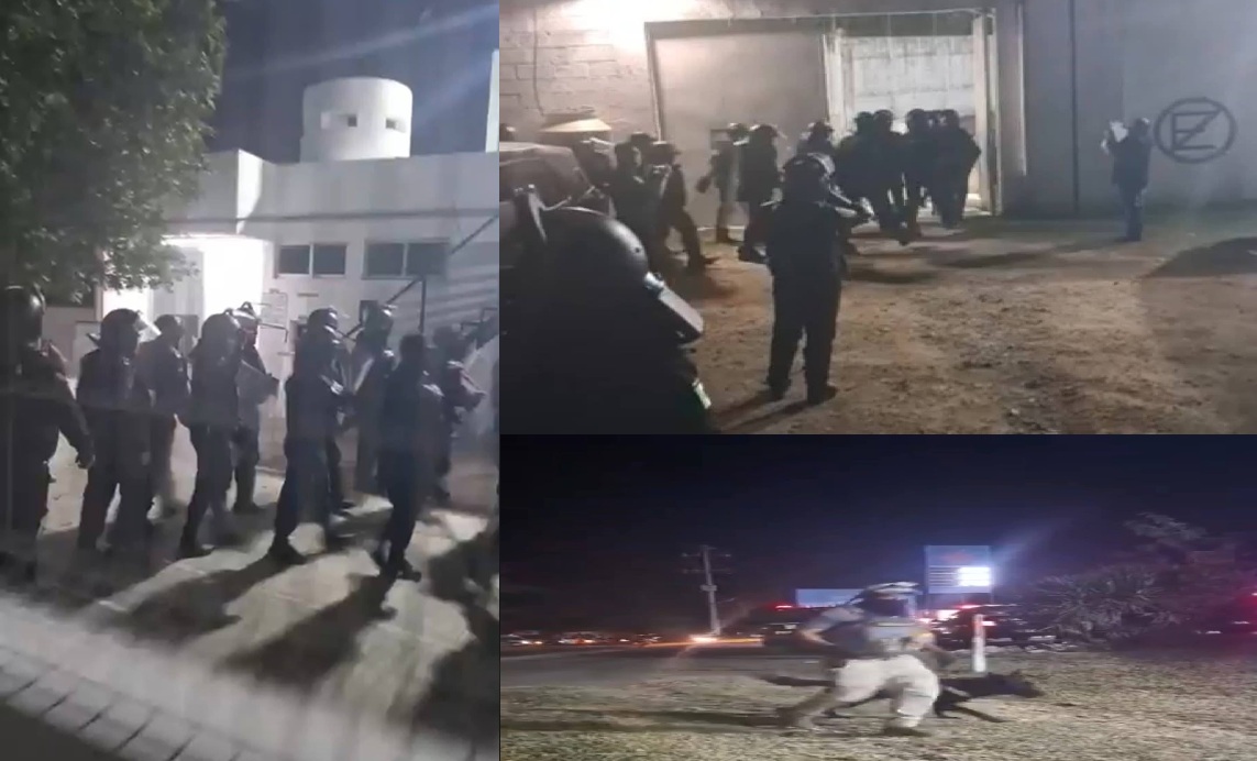 Autoridades federales y estatales hacen un mega operativo en el Penal De Ebtún