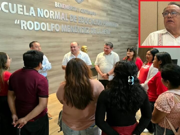 Entre polémica renuncia el director de la Escuela Normal “Rodolfo Menéndez de la Peña” en Mérida