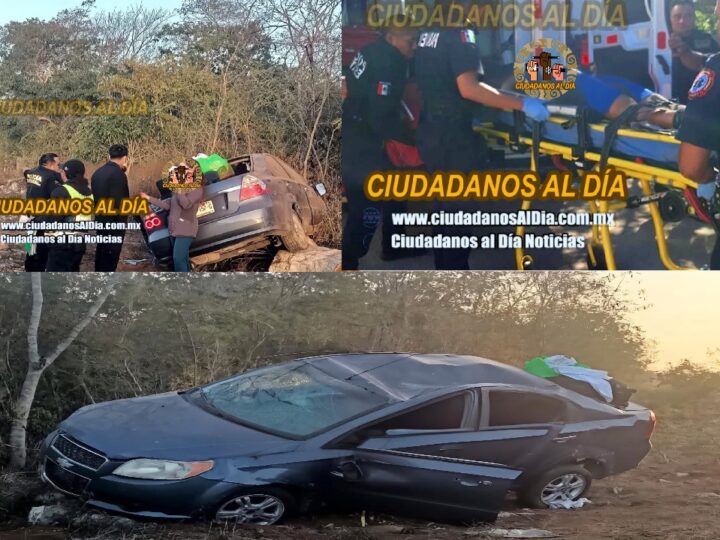 Un niño sufre traumatismo craneoencefálico en Dzilam de Bravo y una doctora vuelca en la vía Temax- Cansahcab