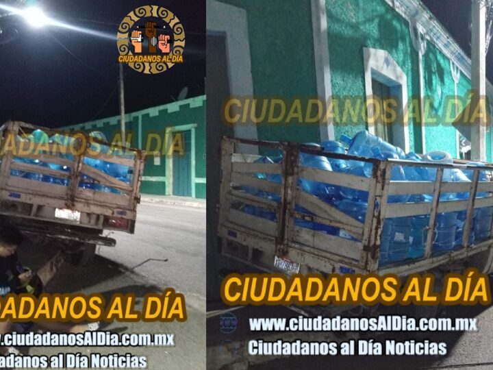 Al Insecto le fallaron los frenos y chocó contra una escarpa frente la casa de la Cosa de Cansahcab