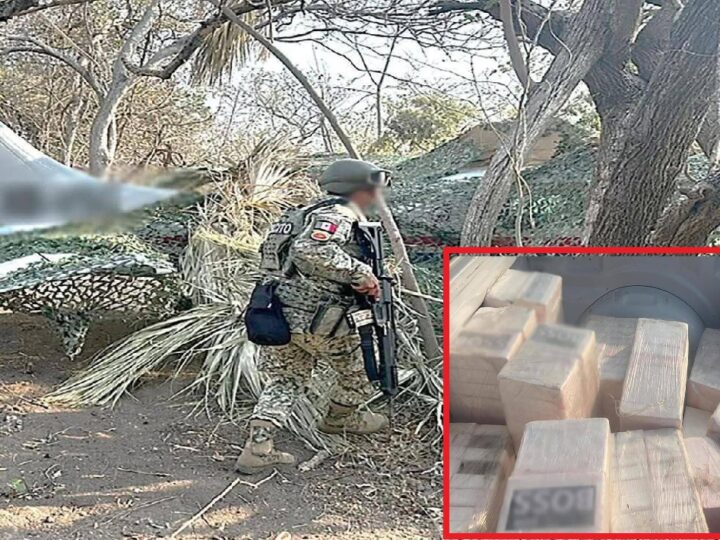 Interceptan una avioneta con más de media tonelada de cocaína en Oaxaca