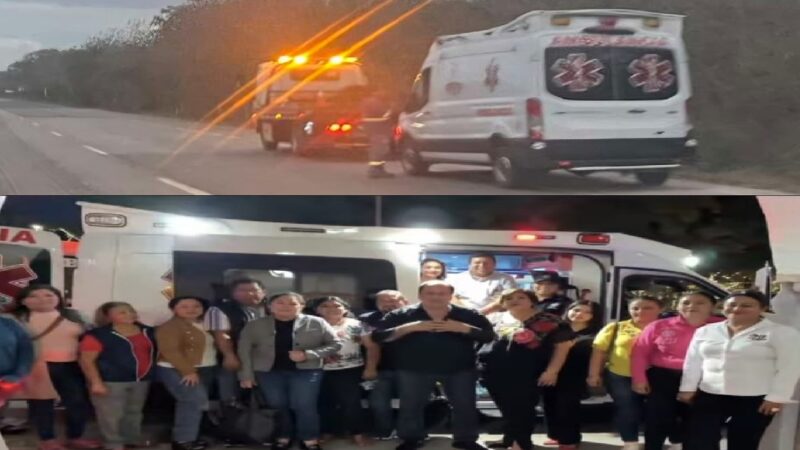 La maldición de la Delta 2: En menos de dos meses se avería la ambulancia NUEVA de Dzidzantún