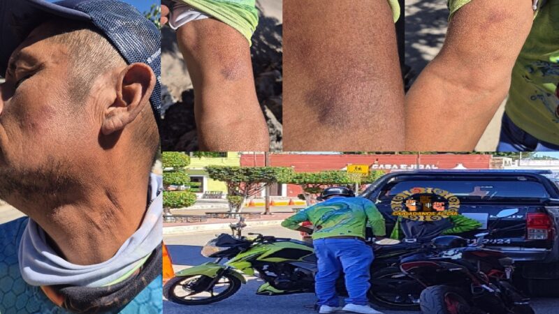 Policías de Dzidzantún le roban $1,500 y lo dejan como caimito morado de una madriza