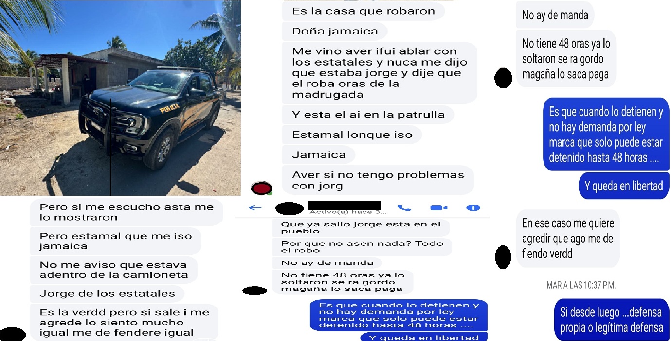 Policía de Dzidzantún delata a testigos anónimos con los delincuentes: Los expone a represalias