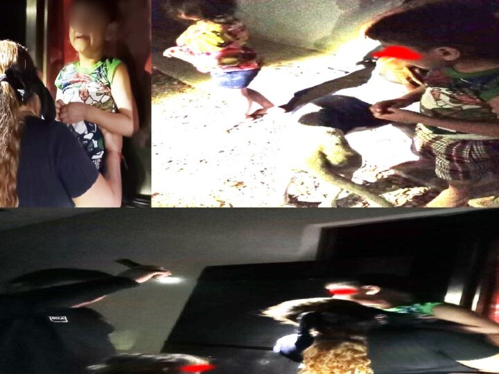 Policía de Seyé rescata a una pareja de niños: Posible caso de maltrato infantil