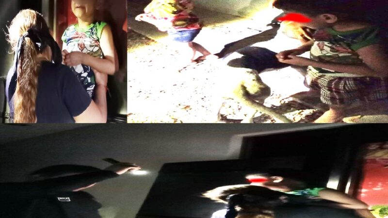 Policía de Seyé rescata a una pareja de niños: Posible caso de maltrato infantil