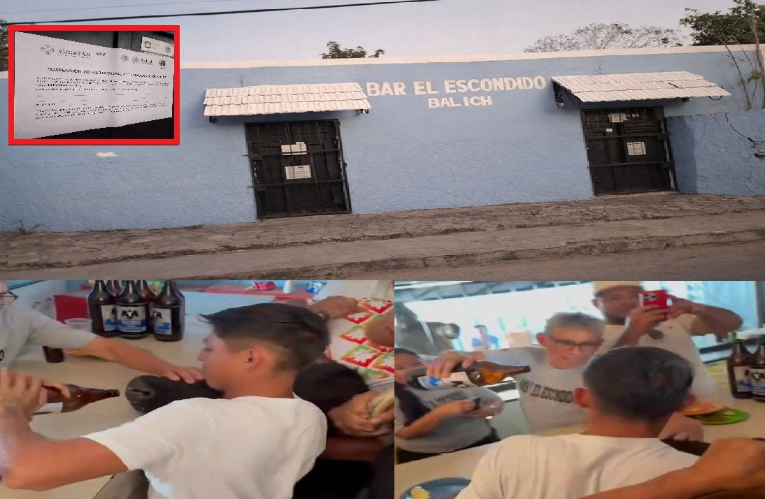 La SSY clausura en Temax la cantina El Escondido Balich: Operaba sin permisos y licencia