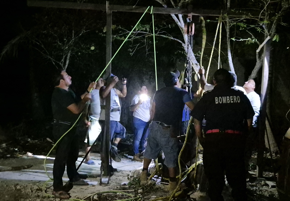 Una joven lesionada y un caballo muerto, luego de ser atacados por una jauría de perros en Dzidzantún.