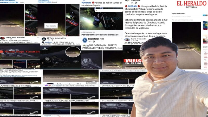 Mentiroso alcalde de Yobaín, chamaquean a la prensa, ahora con una mentira intentan tapar otra mentira