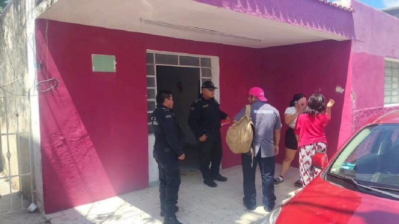 Policías de la SSP rescataron a una menor extraviada: Estaba en la “Casa Morena” de Conkal