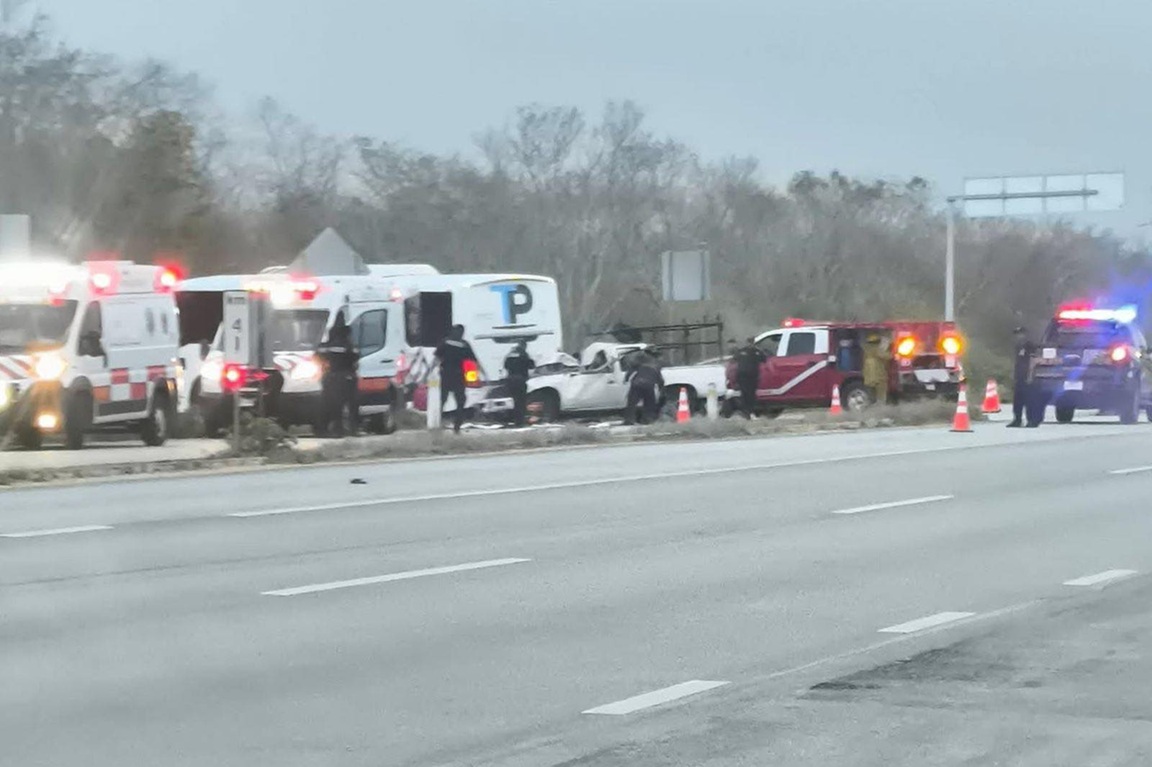 Mortal choque: Deja un muerto y cinco heridos en el entronque a Tahmek