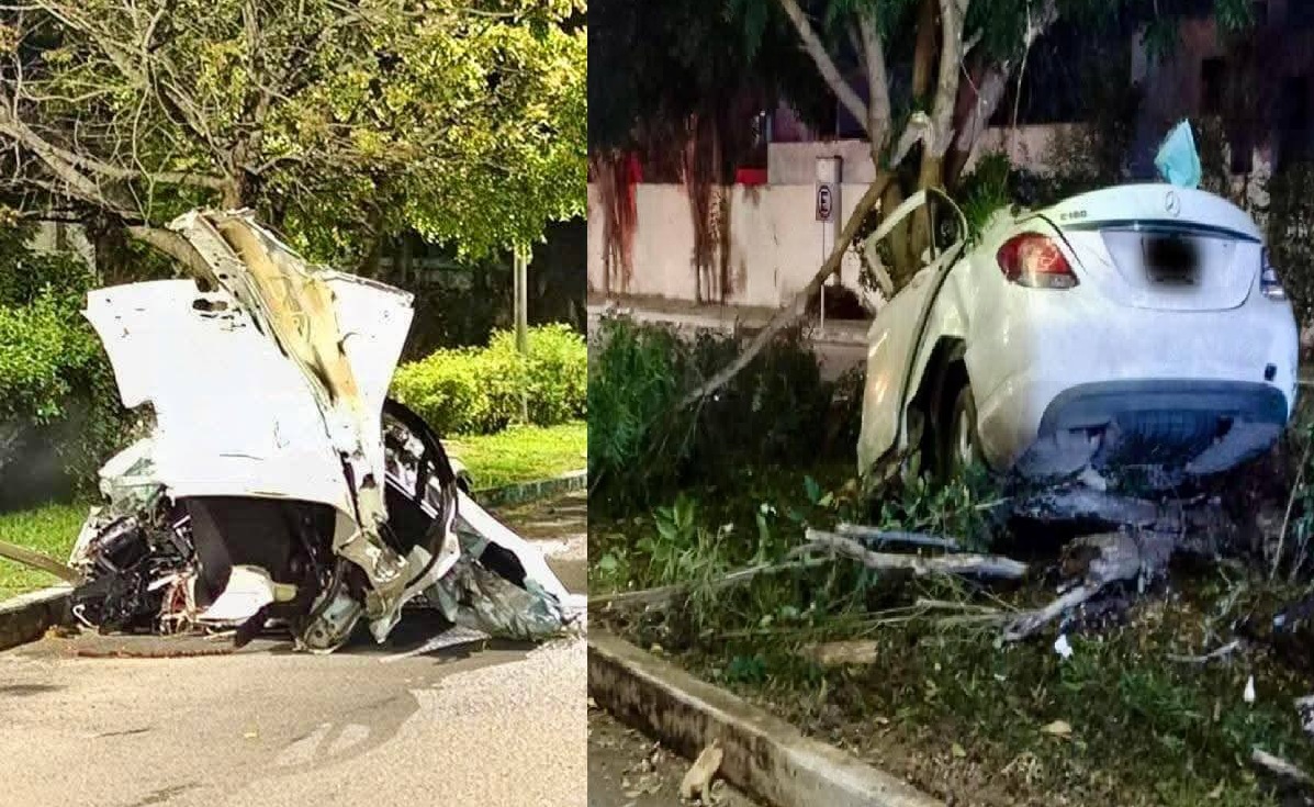 Un joven choca su auto de lujo y muere en Gran Santa Fe su compañero vivió para contarlo