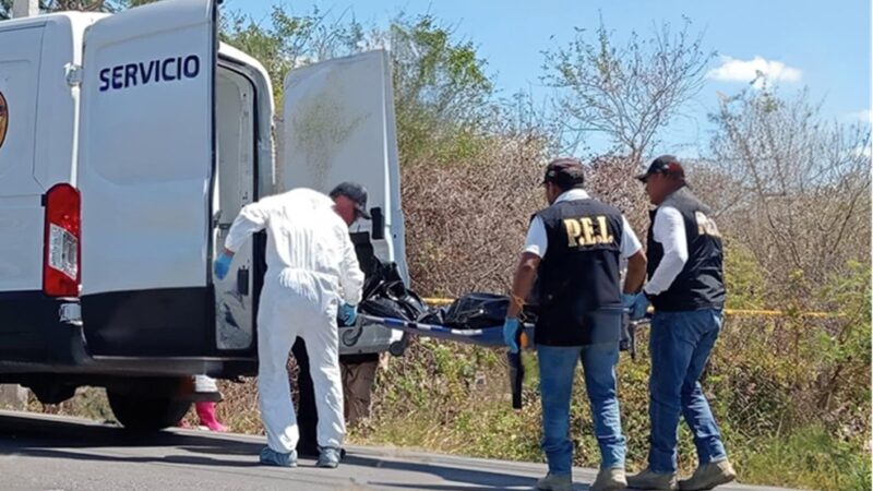 Allan el cadáver putrefacto de un hombre en el periférico Sur de Mérida