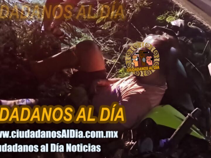 Un motociclista derrapa y lesiona en la vía Cacalchén- Tixkokob