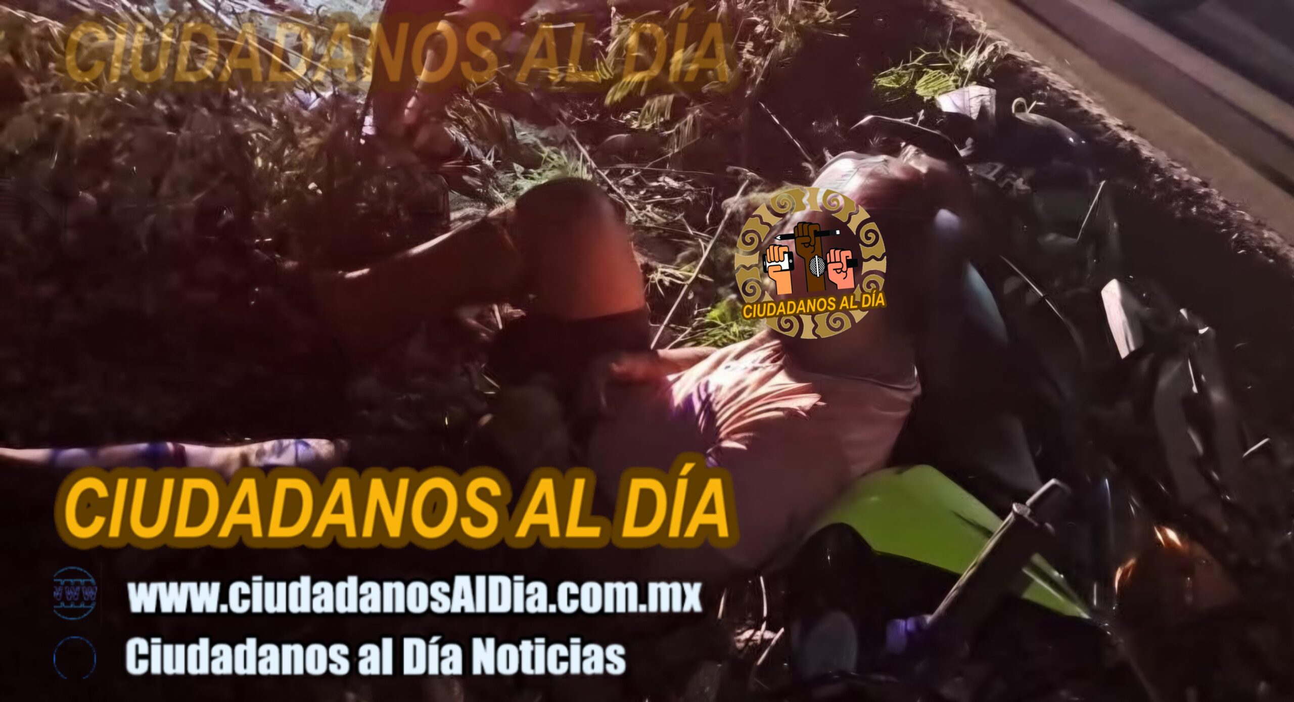 Un motociclista derrapa y lesiona en la vía Cacalchén- Tixkokob