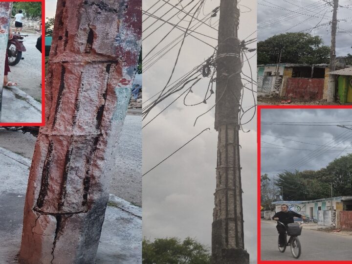 La Comisión Federal De Electricidad (CFE) pone en riego a niños de Cansahcab