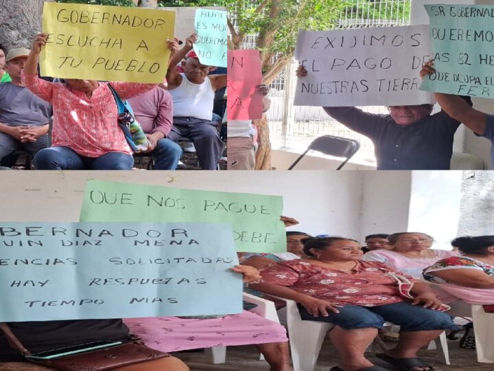 El mentiroso Huacho Díaz exhibido, engañó de nuevo a ejidatarios de Dzununcán: NO les dio audiencia