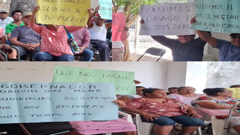 El mentiroso Huacho Díaz exhibido, engañó de nuevo a ejidatarios de Dzununcán: NO les dio audiencia