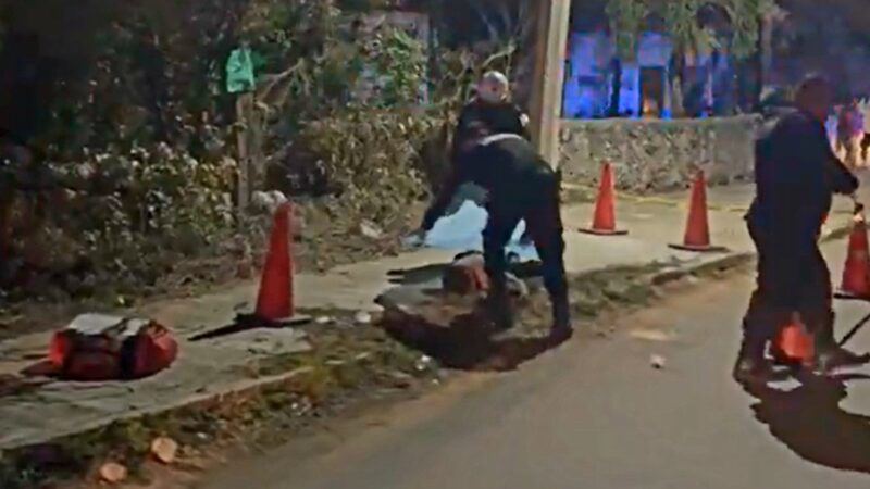 Un joven motociclista derrapa y muere en calles de la colonia Santo Domingo en Tizimín