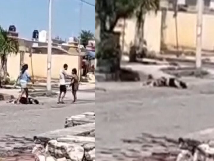 Violentas mujeres casi matan a golpes a una adulta mayor en Piedra De Agua