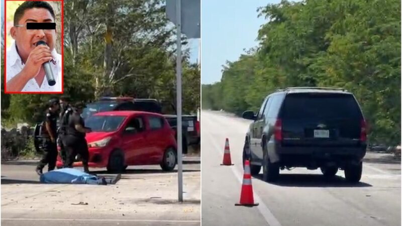 El alcalde de Celestún habría colisionado y matado a un motociclista, cerca de Kinchil