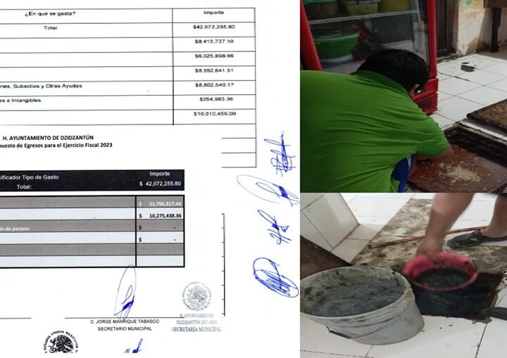 Sale Mierda en el mercado de Dzidzantún donde Ismael Aguilar gasto más de tres millones de pesos