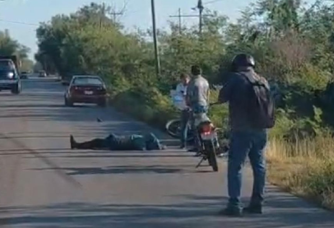 Un abuelito fue a ver una chamba en Motul y termino en una clínica atropellado
