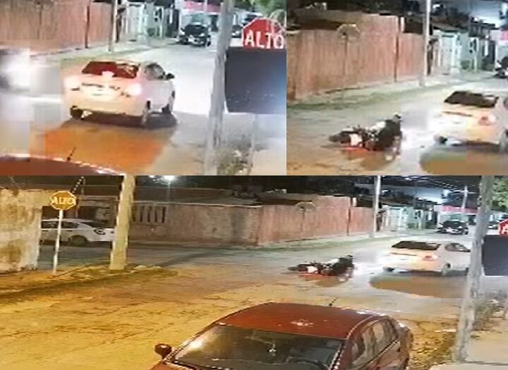 Un automovilista choca a un motociclista en el fraccionamiento Mulsay y huye del lugar