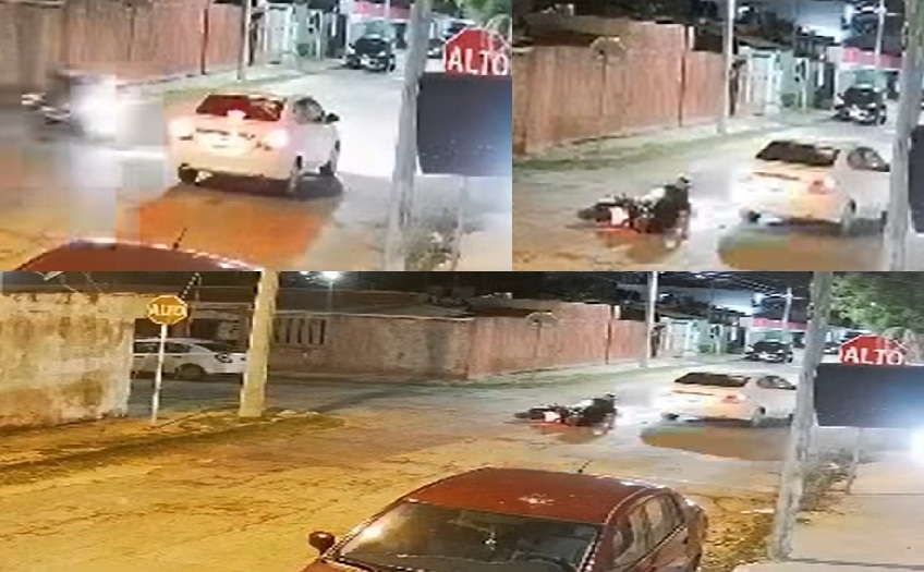 Un automovilista choca a un motociclista en el fraccionamiento Mulsay y huye del lugar