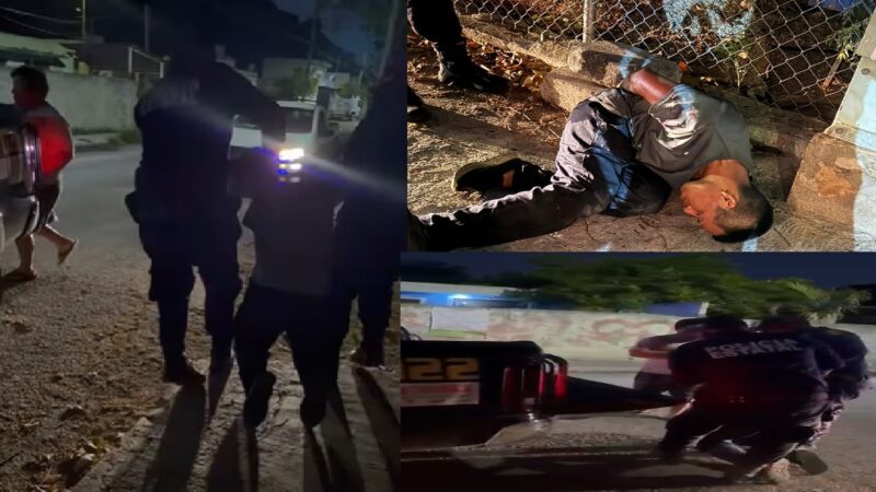 Cansados de robos, vecinos de Vergel 3 atrapan a un ladrón en horas de la madrugada