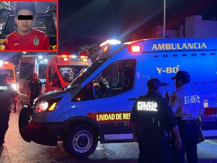 Drogado sujeto degolló a su mujer, en San José Tecoh: De casualidad lo atrapa la SSP