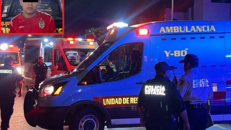 Drogado sujeto degolló a su mujer, en San José Tecoh: De casualidad lo atrapa la SSP