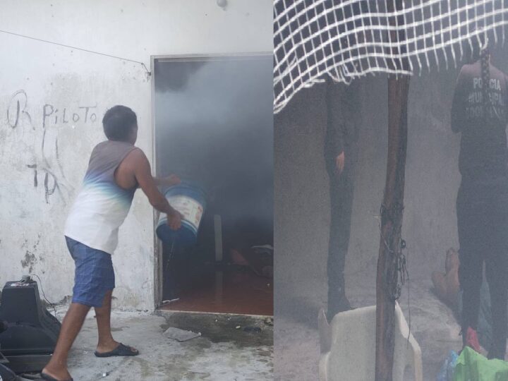 Se incendia una casa en Buctzotz: El dueño logro salir a tiempo, no se reporto lesionados