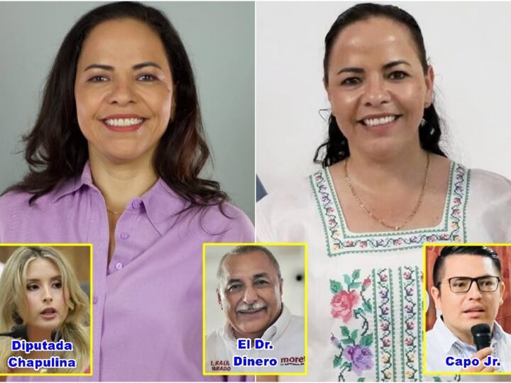 Lila Frías, candidata a la alcaldía de Progreso: El Dr. Dinero, diputado local y la Chapulina, federal