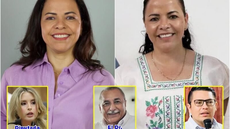 Lila Frías, candidata a la alcaldía de Progreso: El Dr. Dinero, diputado local y la Chapulina, federal