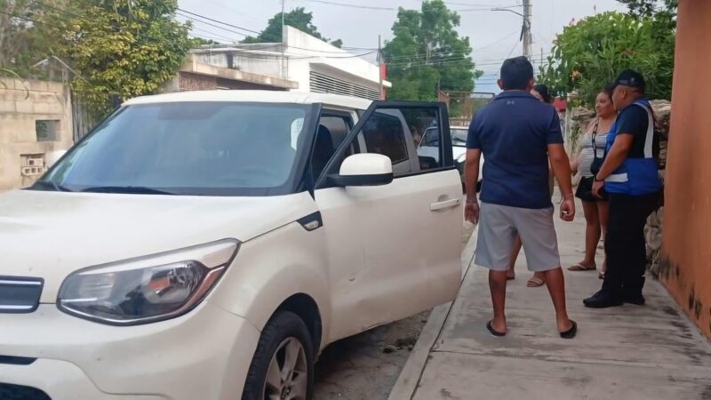 Un cozumeleño chocan a una motociclista en calles de Motul