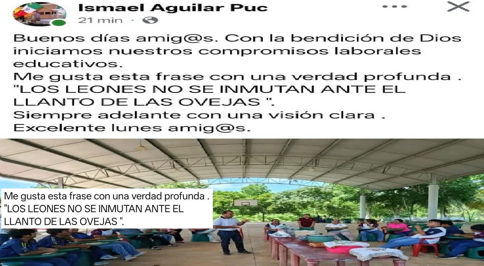 Ismael Aguilar se siente el León de Judá, pero es una vil Rata de Dzidzantún