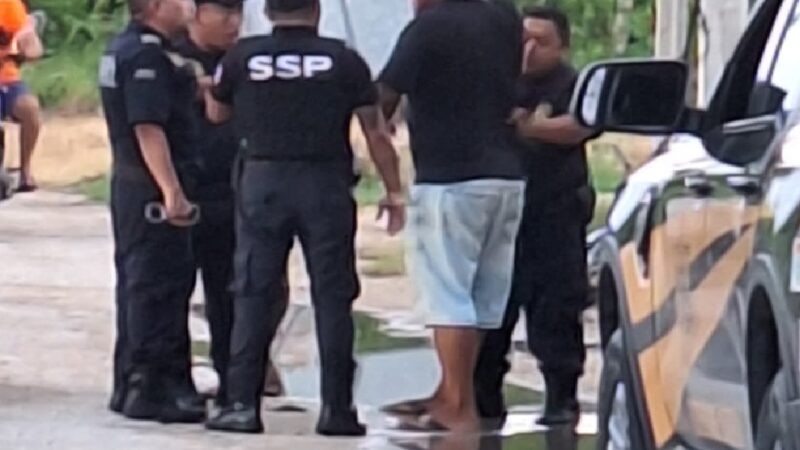 Detienen a un motociclista con droga en la entrada de Dzilam de Bravo