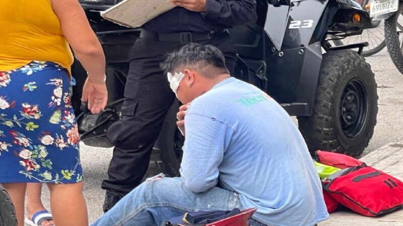 Dos motociclistas lesionados en Tizimín: Atropellaron un perro